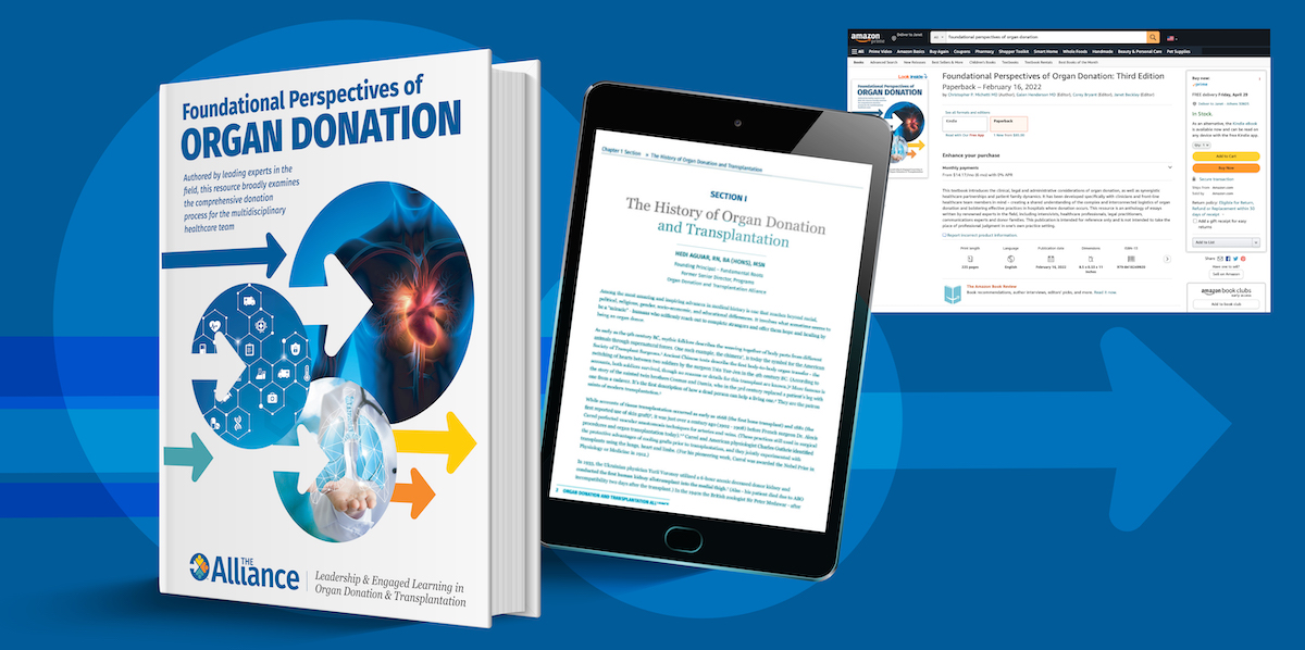 New Edition of Alliance Introduction to Donation Textbook Available Now