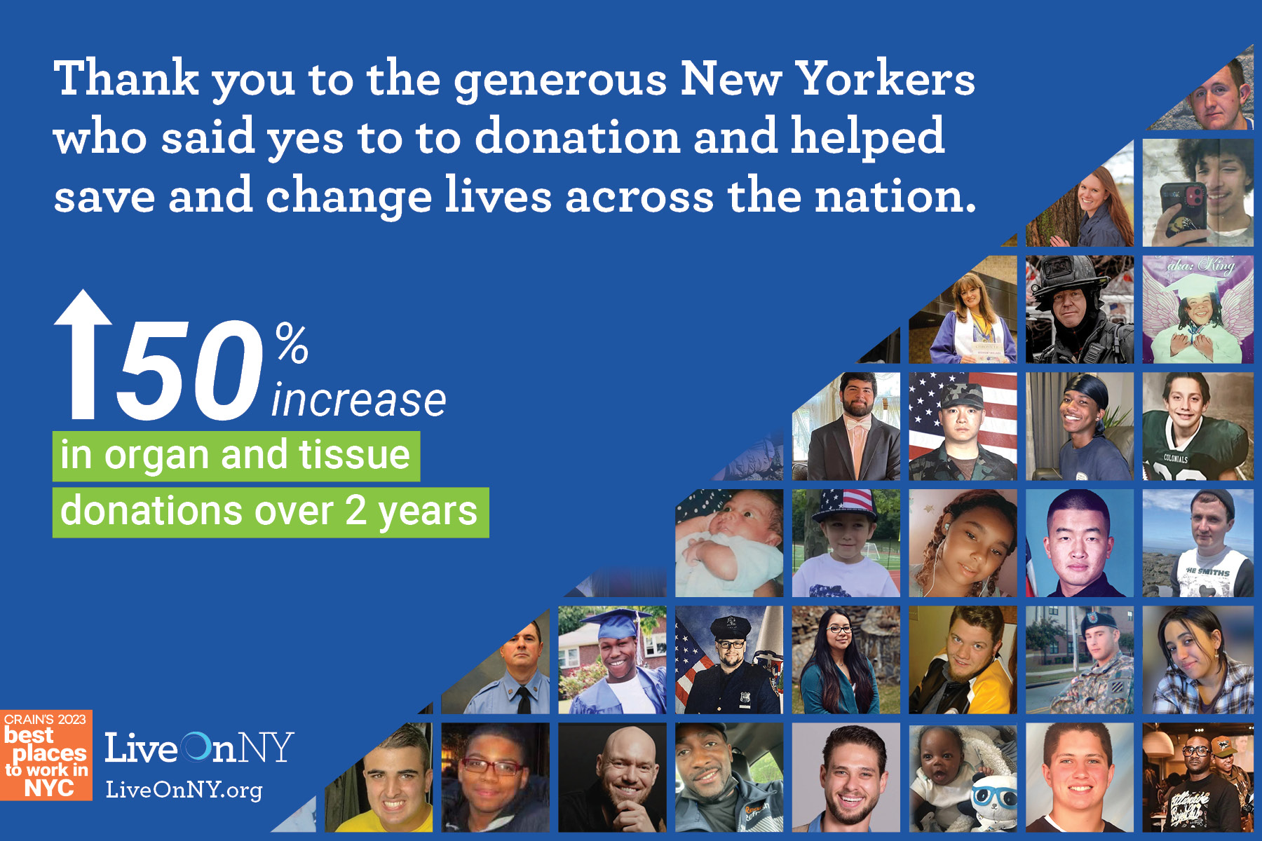 LiveOnNY Donor Heroes Press Release Image