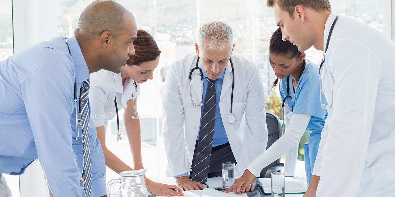 Team Of Doctors Having A Meeting In The Meeting Room